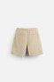 Linen - cotton bermuda shorts