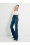 Фото #3 товара Ispanyol Paça Kot Pantolon Slim Fit Standard Bel Esnek Pamuklu Cepli - Victoria Jeans