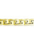 ფოტო #2 პროდუქტის Stylish Masculine Geometric Infinity Key Link Bracelet Men Gold Tone Stainless Steel 8.5 Inch Length 12MM Width