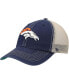 ფოტო #3 პროდუქტის Men's Navy, Natural Denver Broncos Trawler Trucker Clean Up Snapback Hat