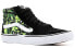 Фото #3 товара Supreme x Vans SK8 HI Skull Pile (Green) 防滑轻便 低帮 板鞋 男女同款 黑绿 / Кроссовки Vans SK8 HI VN000VHG3FW