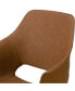 Set of 2 Alora Retro Modern Arm Chair with Steel Legs