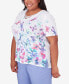 Фото #5 товара Plus Size Summer Breeze Butterfly Border Shirt Sleeve Top