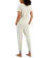 ფოტო #2 პროდუქტის Women's Fruity Floral Pajamas Set, Created for Macy's
