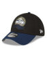 Фото #2 товара Men's Black, Navy Seattle Seahawks 2022 Salute To Service 39THIRTY Flex Hat