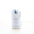 Фото #14 товара Reebok Resonator Mid Strap Mens White Leather Lifestyle Sneakers Shoes
