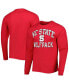 Фото #2 товара Men's Red NC State Wolfpack High Motor Long Sleeve T-shirt