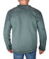 ფოტო #2 პროდუქტის Men's Fleece Lined Rib Henley T-shirt