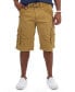 ფოტო #6 პროდუქტის Men's Belted Double Pocket Cargo Shorts