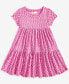 ფოტო #1 პროდუქტის Toddler Girls Space-Dyed Tiered Dress, Created for Macy's