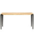 Фото #2 товара Dining Table 63"x31.5"x29.9" Solid Mango Wood