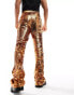 Фото #6 товара ASOS DESIGN smart flare trousers in bronze