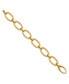 18k Yellow Gold Oval Link Chain Bracelet