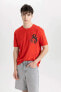 Фото #9 товара Erkek T-shirt B8479ax/rd172 Red