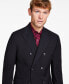 Фото #3 товара Men's Slim-Fit Double-Breasted Stripe Suit Jacket, Created for Macys