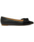 ფოტო #2 პროდუქტის Women's Debra Pointed-Toe Slip-On Bow Ballet Flats