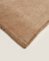 Plain fleece throw