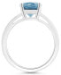 ფოტო #3 პროდუქტის Women's Sky Blue Topaz (3-3/5 ct.t.w.) Ring in Sterling Silver