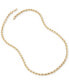 ფოტო #4 პროდუქტის Glitter Rope Link 24" Chain Necklace in 14k Gold