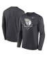 Фото #2 товара Men's Anthracite Cleveland Guardians Icon Legend Performance Long Sleeve T-shirt