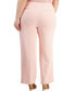 Plus Size Extended-Tab Wide-Leg Pants