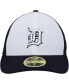 Фото #3 товара Men's White, Navy Detroit Tigers 2023 On-Field Batting Practice Low Profile 59FIFTY Fitted Hat