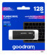 Фото #3 товара Флеш-накопитель USB GoodRam UME3 - 128 ГБ - USB Type-A - 3.2 Gen 1 (3.1 Gen 1) - 60 МБ/с - с крышкой - черный