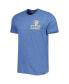 Men's Royal Distressed Los Angeles Rams Open Field Franklin T-shirt