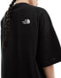 Фото #4 товара The North Face Simple Dome logo t-shirt dress in black