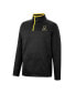 Фото #2 товара Men's Black Appalachian State Mountaineers Rebound Quarter-Snap Jacket