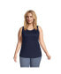 Фото #1 товара Plus Size Supima Cotton Tunic Tank Top