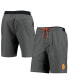 Men's Heathered Gray Clemson Tigers Twisted Creek Omni-Shield Shorts