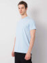 Фото #35 товара мужская футболка повседневная  синяя однотонная Factory Price T-shirt-TSKK-Y21-0000145-liliowy