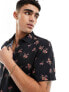 Фото #1 товара ASOS DESIGN relaxed shirt in a dark base floral