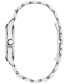 ფოტო #2 პროდუქტის Eco-Drive Women's Arezzo Stainless Steel Bracelet Watch 35mm