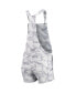 Women's Gray Chicago Cubs Camo Overall Romper