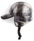 Men's Plaid Fleece Cap with Ear Flaps