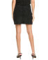 Sandro Eyelash Wool-Blend Skirt Women's