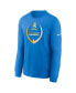 Men's Powder Blue Los Angeles Chargers Icon Legend Long Sleeve Performance T-shirt