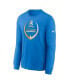 Фото #3 товара Men's Powder Blue Los Angeles Chargers Icon Legend Long Sleeve Performance T-shirt