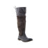 Roan by Bed Stu Natty F858037 Womens Gray Leather Lace Up Knee High Boots 6.5