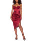 ფოტო #1 პროდუქტის Juniors' Sweetheart Neck Sleeveless Bodycon Dress