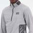 Фото #5 товара New Balance Men's Impact Run AT 1/2 Zip Grey Size S