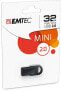 Фото #2 товара Флеш-накопитель USB EMTEC D250 Mini - 32 ГБ - USB Type-A - 2.0 - 15 МБ/c - без колпачка - черный