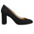 Фото #1 товара CL by Laundry Lofty Block Heels Pumps Womens Black Dress Casual LOFTY-90Z