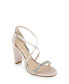 ფოტო #1 პროდუქტის Women's Daphne Block Heel Evening Sandals