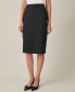 ფოტო #1 პროდუქტის Women's Zip-Front Pencil Skirt