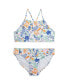 ფოტო #1 პროდუქტის Big Girls Tropical-Print Two-Piece Swimsuit