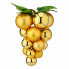 Christmas Bauble Grapes Medium Golden Plastic 18 x 18 x 28 cm (12 Units)