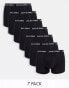 Jack & Jones 7 pack trunks in black